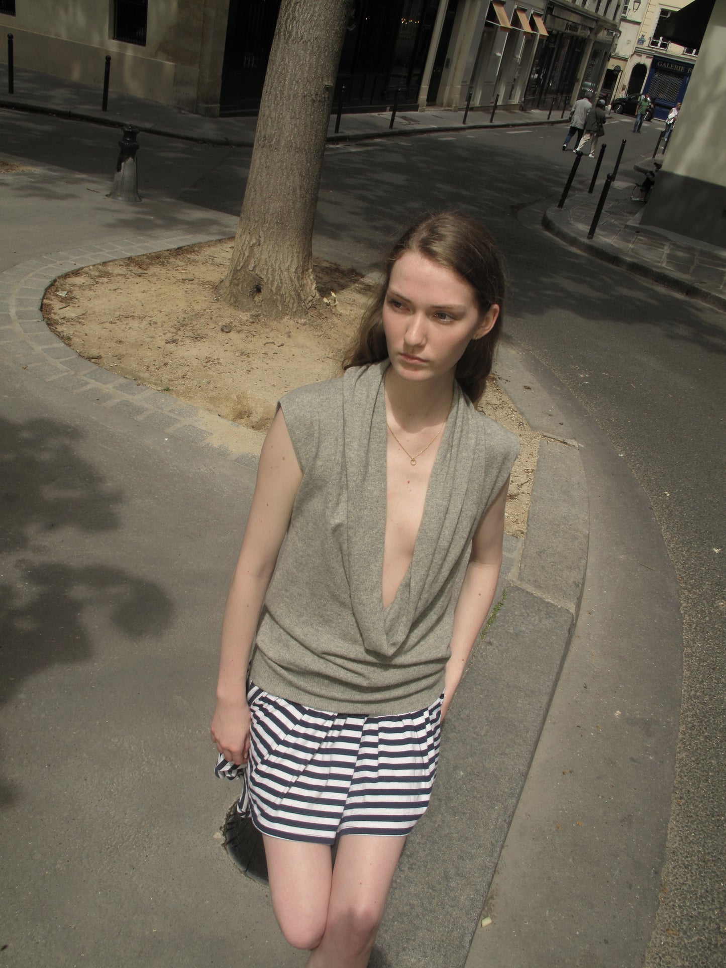 Jupe Rayée en jersey