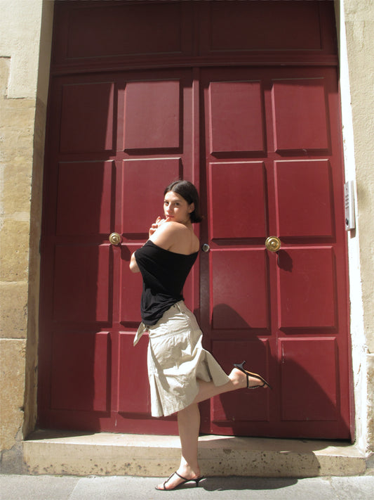 Jupe à oeillets